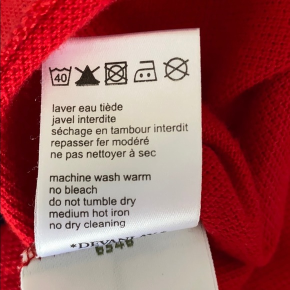 Lacoste red polo - Picture 6 of 7